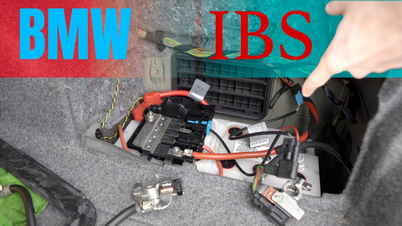 Как заменить интеллектуальный датчик батареи на BMW IBS. Нет запуска двигателя. Нет запуска двига...
