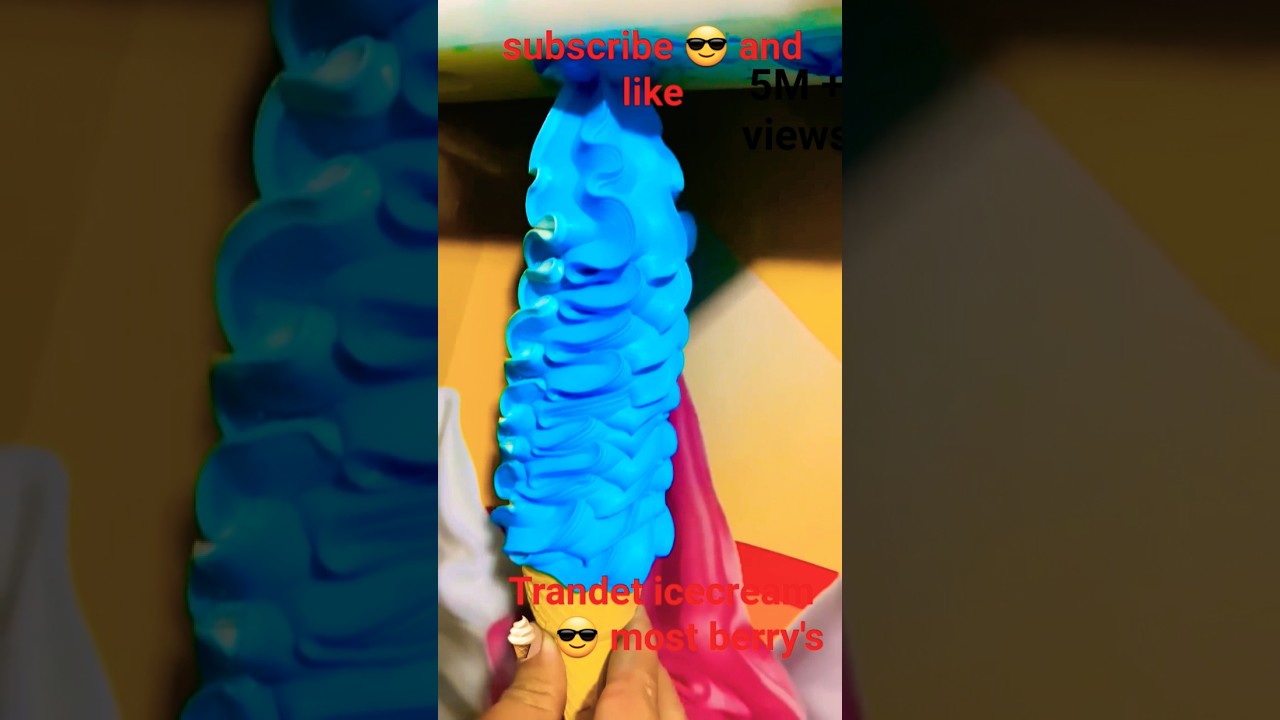 Trandet icecream 🍦 and 👍🏻 😋 Most Vanilla blue Berry's icecream #strrefoods #foryou #subscribe and li