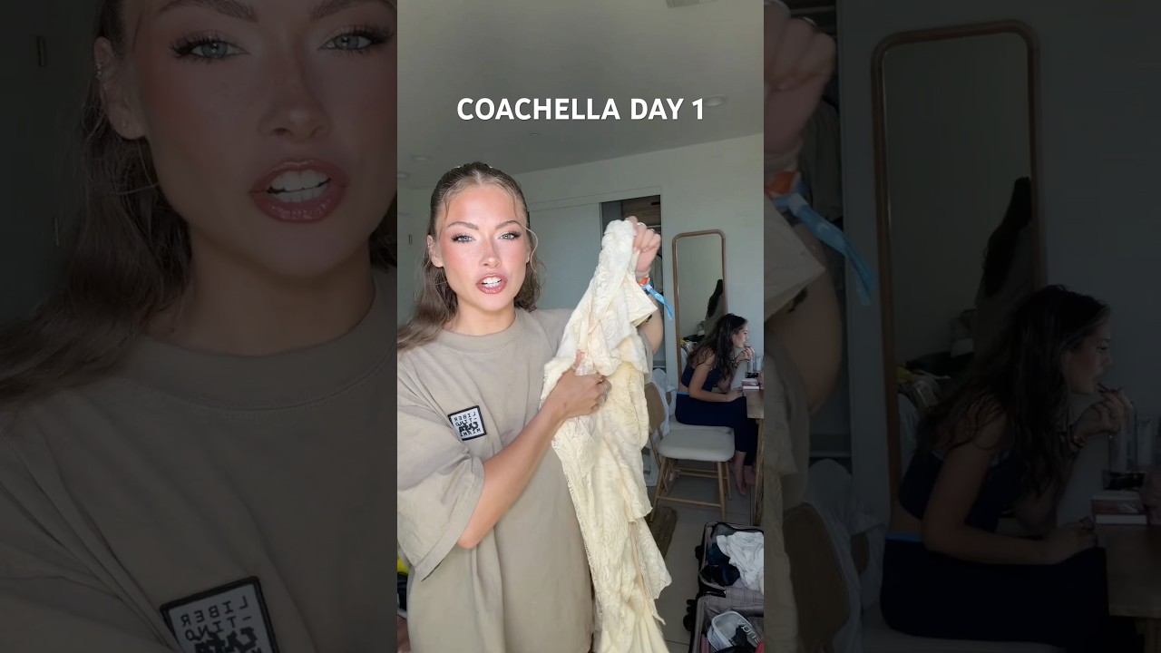 Одевайтесь вместе со мной на первый день Coachella 🥹⭐️🌈 #coachella #coachella2026 #grwm #trending
