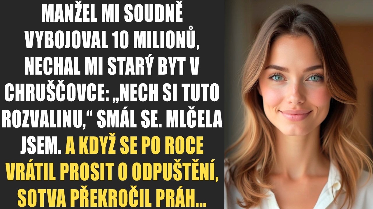 Manžel mi soudně vybojoval 10 milionů, nechal mi starý byt v Chruščovce: „nech si tuto rozvalinu...