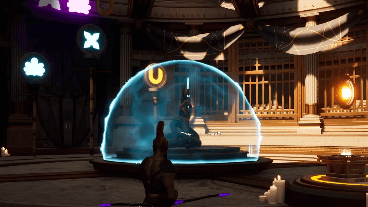 Lady Stheno Puzzles and Mechanics - Dawn of Defiance (Exploration,Puzzles, Bosses)