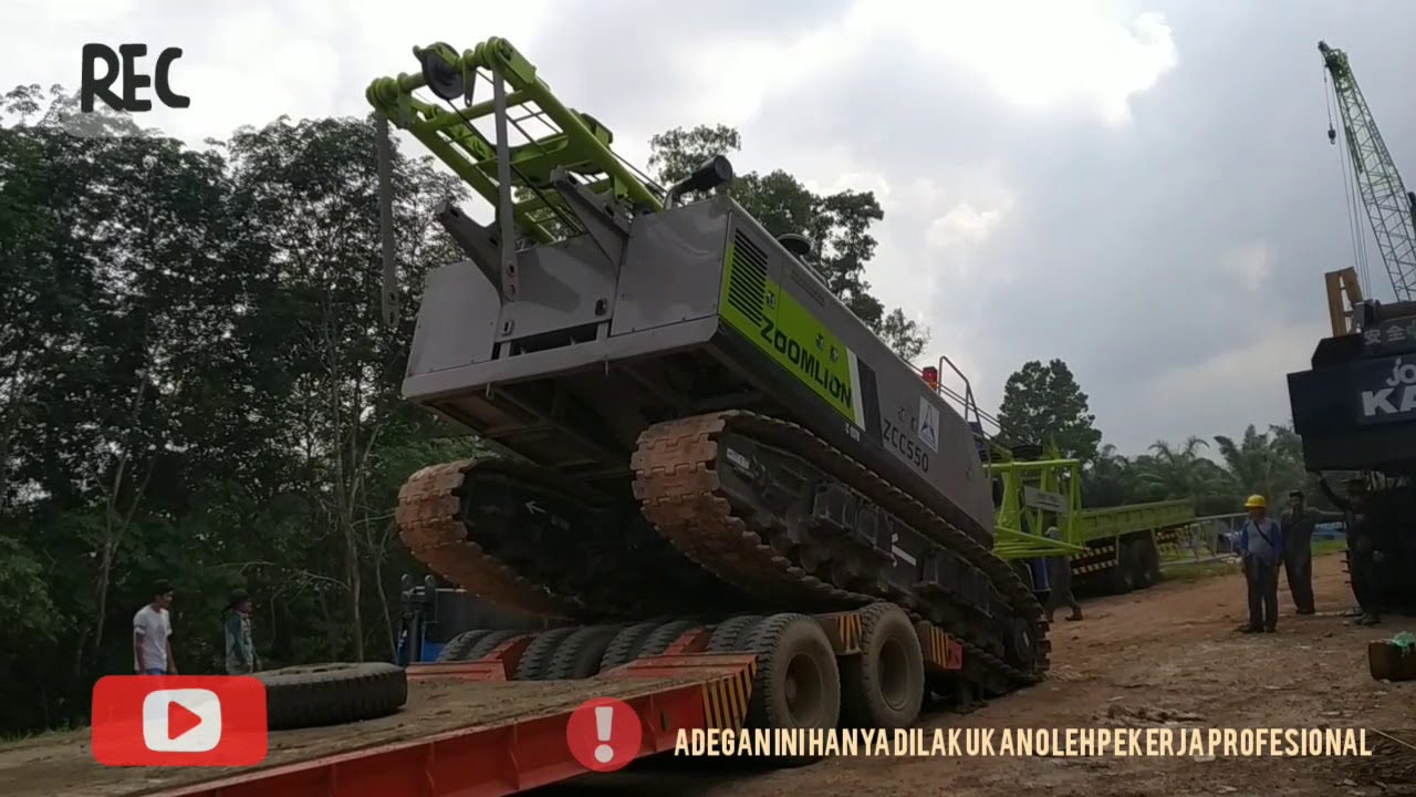 Crane ZOOMLION ZCC550 naik lobboy lagi