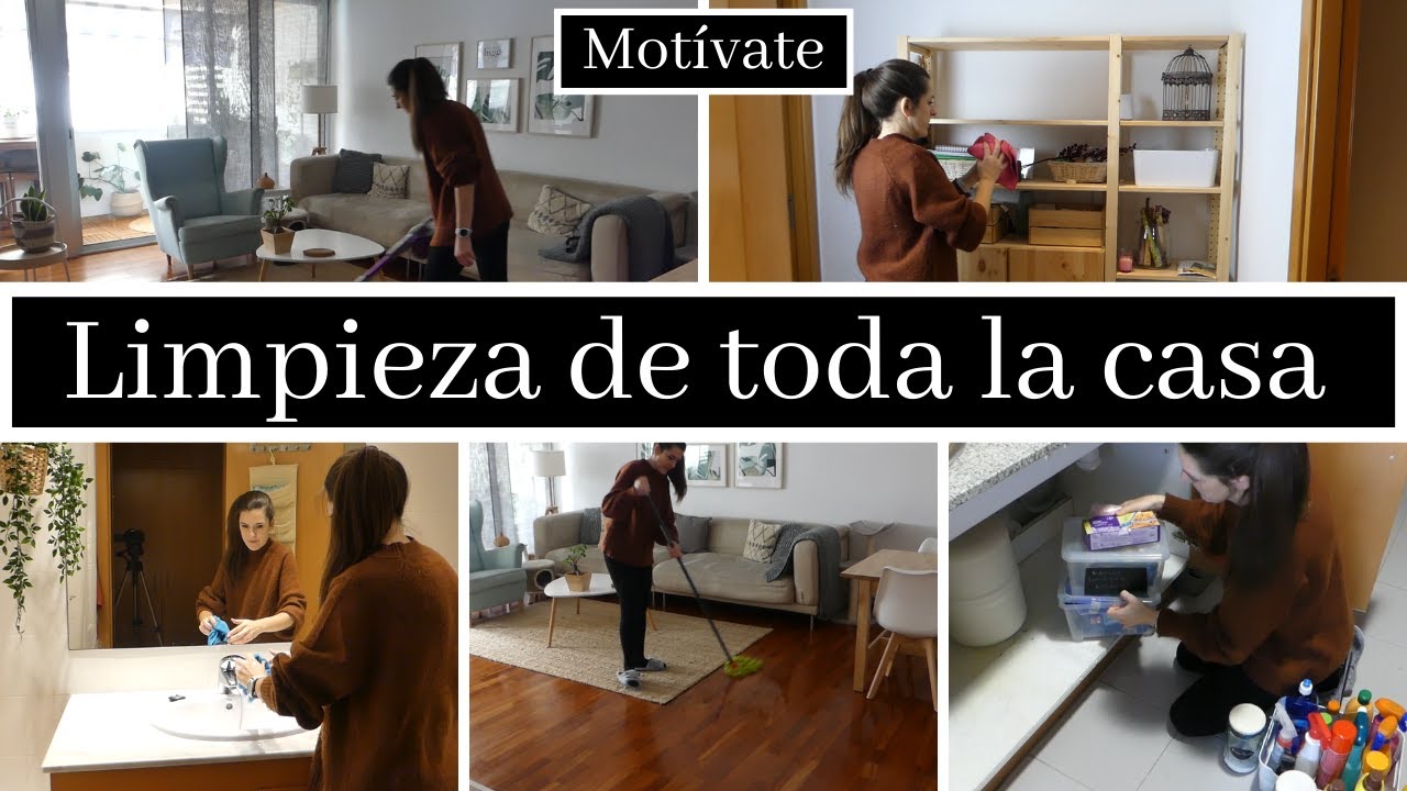✨RUTINA DE LIMPIEZA de TODA la CASA | Limpia conmigo | Motívate conmigo