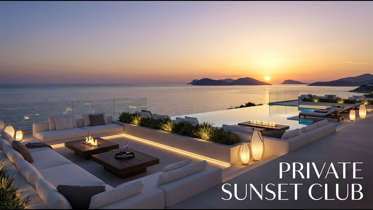 Private Sunset Club | Exclusive Lounge Ambient Music with Ocean View