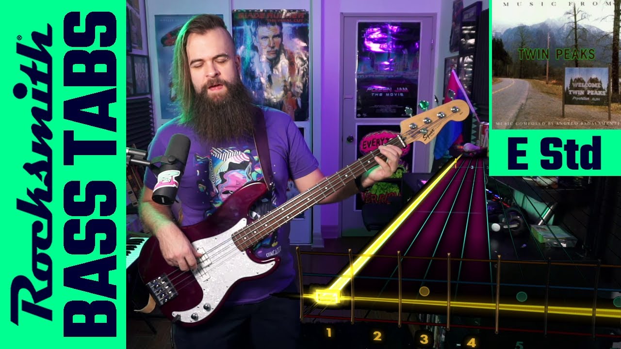 Angelo Badalamenti－Twin Peaks Theme｜Bass Tabs [E Standard][Rocksmith]