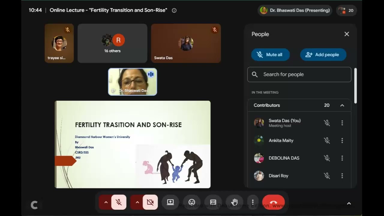 SPECIAL LECTURE - FERTILITY TRANSITION AND SON-RISE