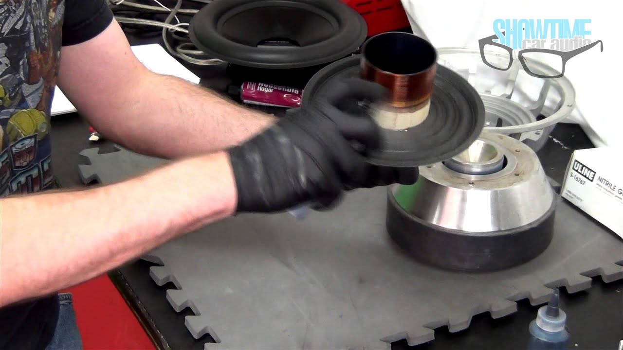 Showtime Electronics:  Subwoofer Recone-Fun and Easy!