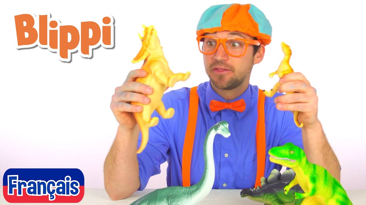 D&eacute;couvrez le nom des dinosaures - Blippi en fran&ccedil;ais | Vid&eacute;os &eacute;ducatives pour les enfants
