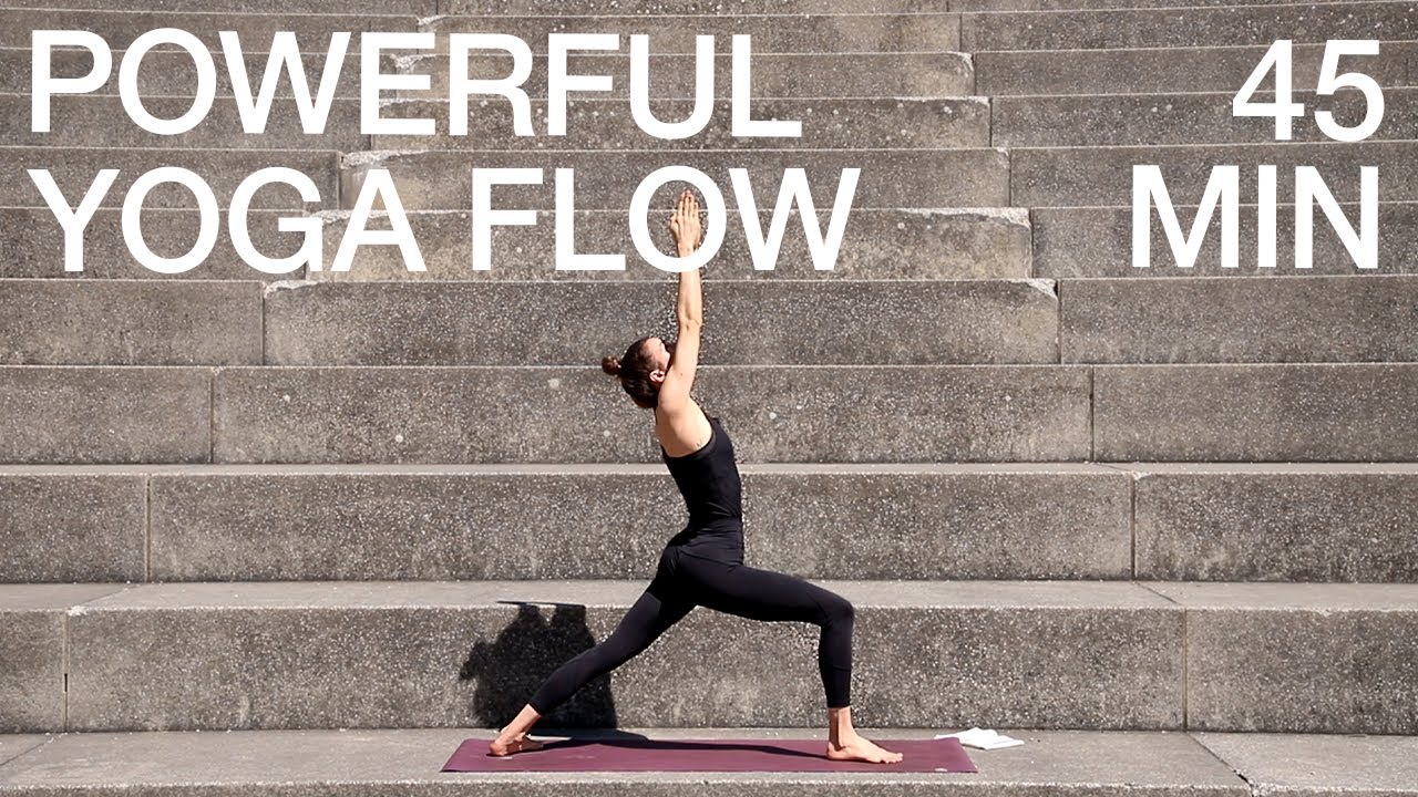 Vinyasa Yoga Flow | 45 Min kraftvoll & dynamisch | mit Tripod Kopfstand & kreativen Übergängen
