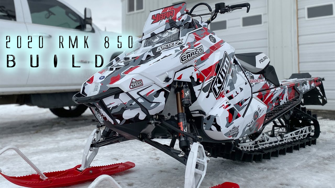 2020 Polaris RMK 850 Snowmobile Build