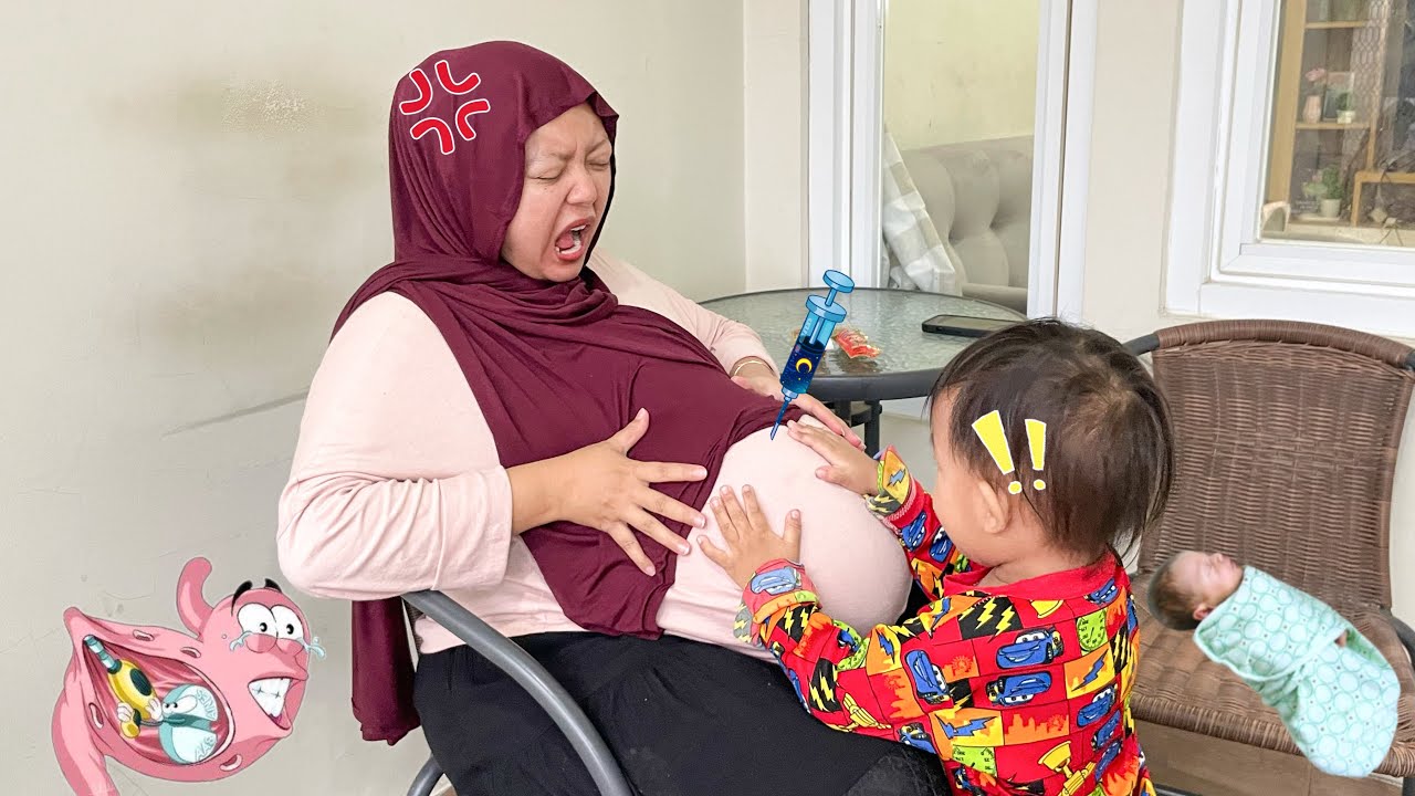 KAGET TIBA2 HAMIL⁉️ GARA2 MAKAN MAKANAN PEDES TIBA2 JADI BUNCIT 🤰🏻 SEPERTI IBU HAMIL ..