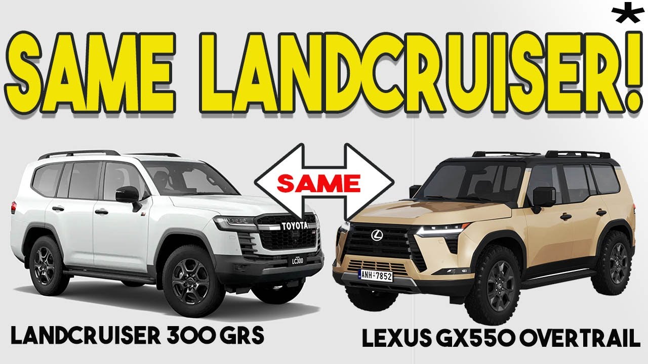 Они такие же* | Lexus GX550 против LandCruiser 300GRS