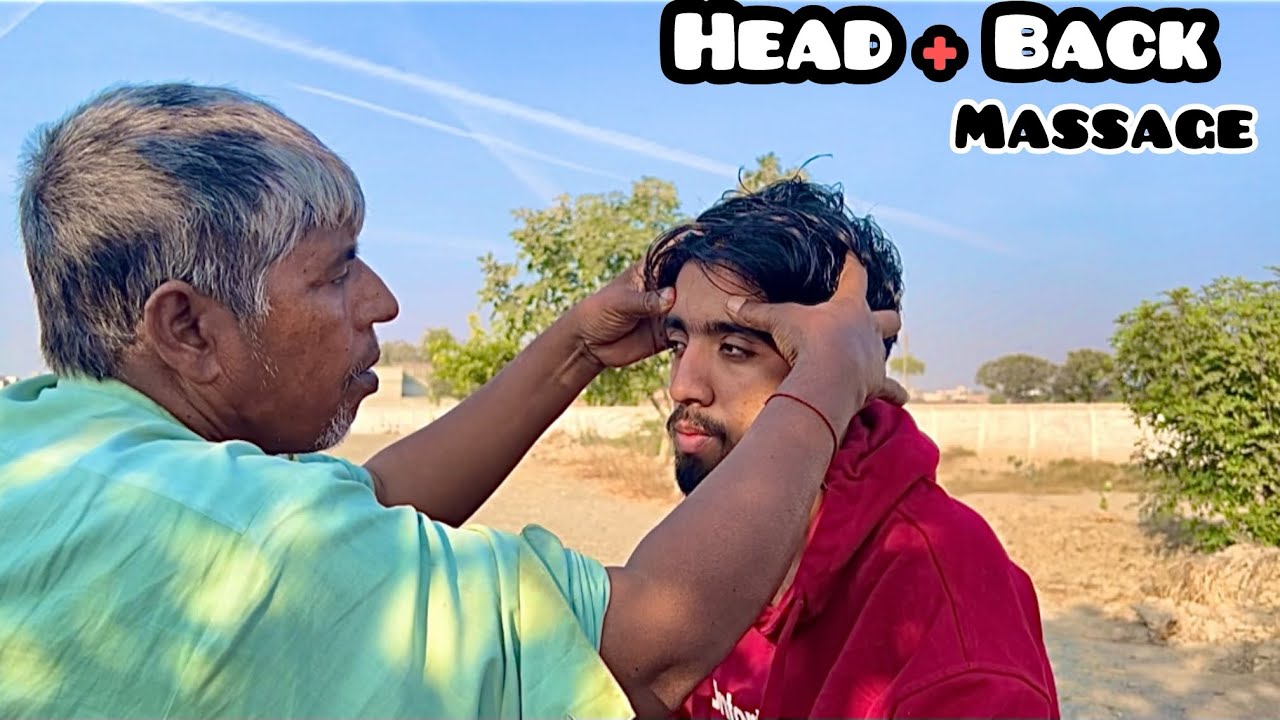 Asmr 1$ Head & Back Massage - Asmr Head Massage - Asmr Massage For Backpain Relief - Asmr massage 