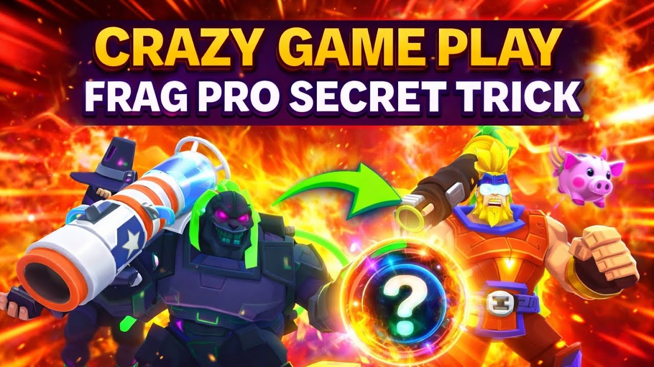 Crazy gameplay frag pro shooter secret trick 2026|pro gaming | secret trick?