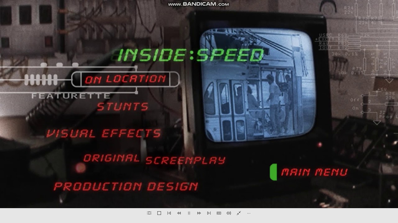 Speed 1994 DVD menu disc 2
