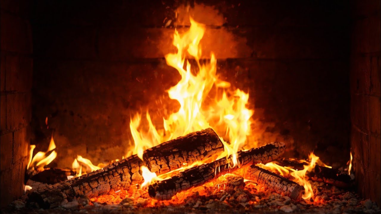 (NO ADS) Fireplace 10 hours full HD 🔥