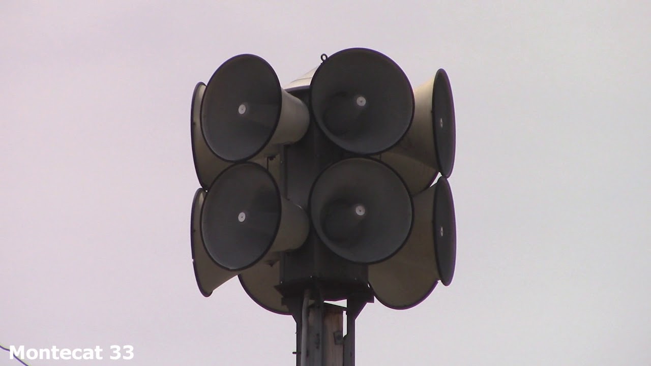 EOWS 1212 Siren Test, Hi-Lo, Alternate Wail, Alert, Wail, New Glarus, WI