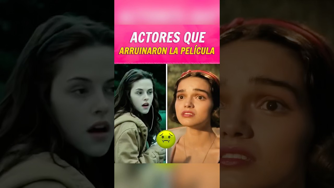 Actores tan Malos que Arruinaron sus películas.. 