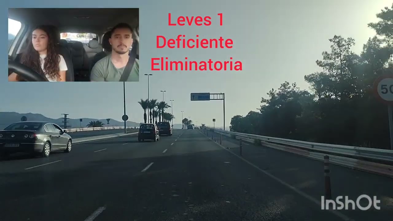 Examen práctico desde la salida de examen de tráfico Murcia: alumna Helena😍