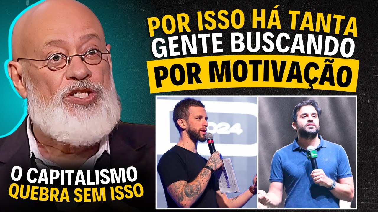 Duras verdades sobre a CULTURA MOTIVACIONAL no CAPITALISMO | Luiz Felipe Pondé