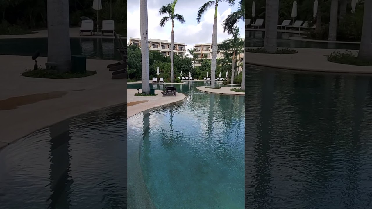 The Quiet Pool at Secrets Akumal, Adult-only resort in Riviera Maya.