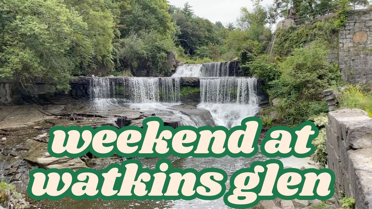 cozy travel weekend trip vibes at Watkins Glen