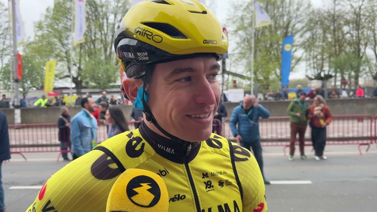 Edoardo Affini vertelt over plan met Wout van Aert en Visma | Lease a Bike in Ronde van Vlaanderen