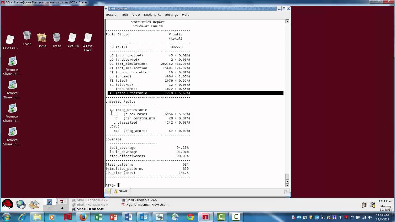 Tessent test coverage debug 1