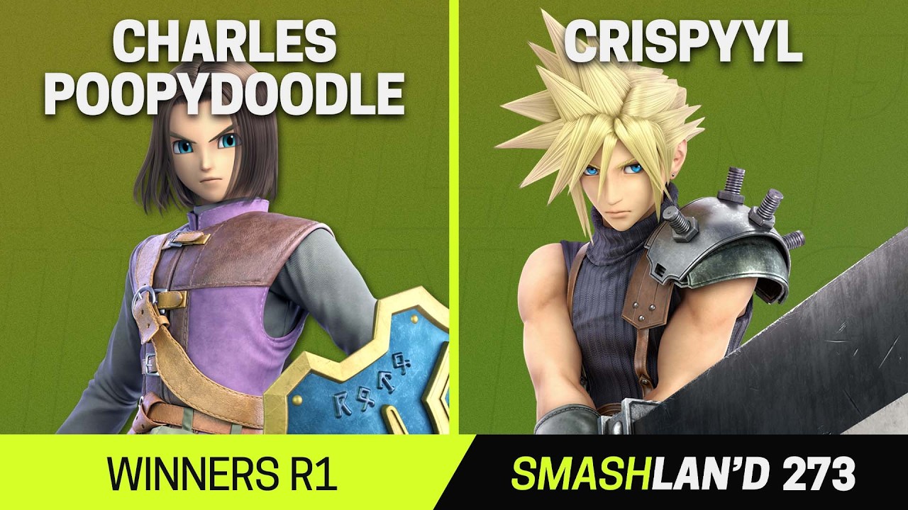 SmashLAN'd 273 Winners R1 - Charles Poopydoodle (Hero) vs CrispyYL (Cloud) - SSBU Tournament