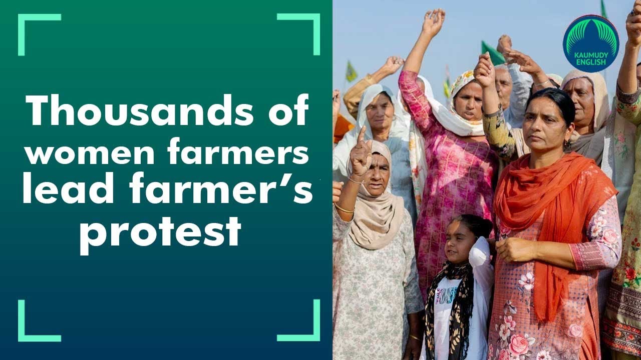 Women farmers lead farmer&rsquo;s protest in borders on International Women&rsquo;s Day