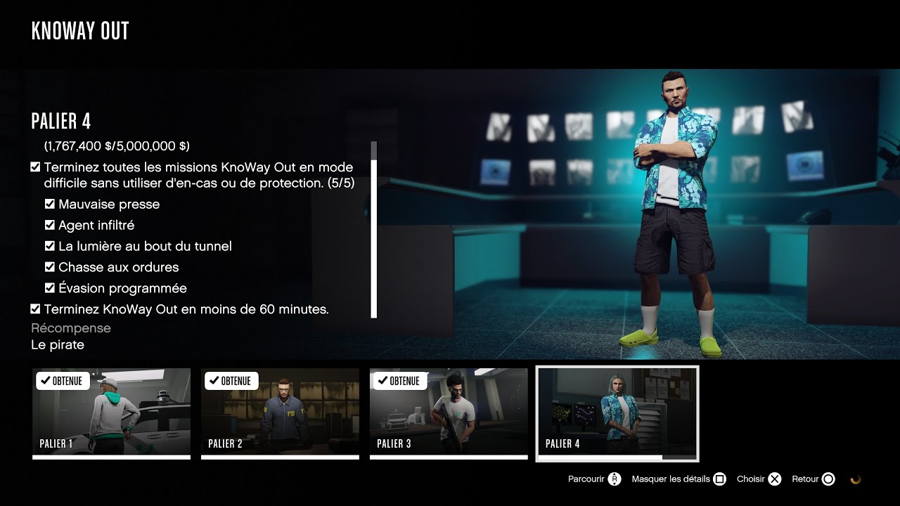 Mission«La lumière au bout de tunnel»GTA Online mode difficile sans en cas protection(mode carrière)