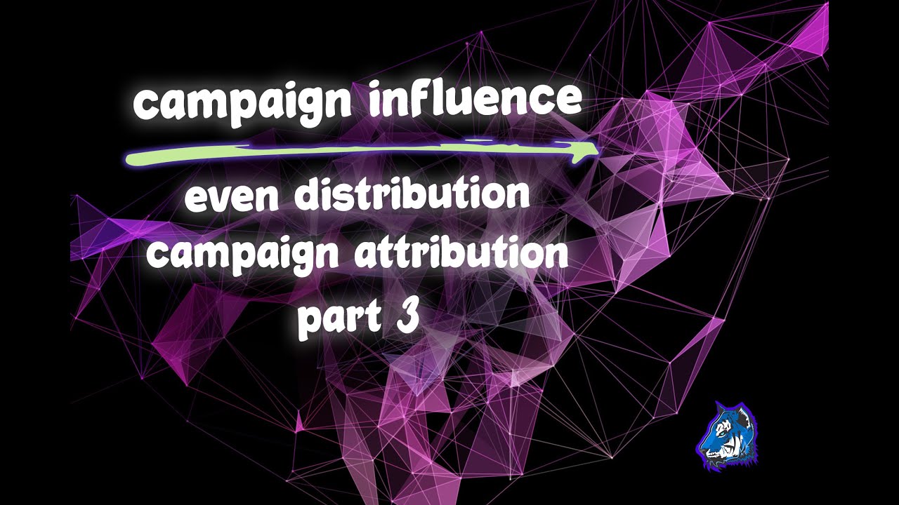 Salesforce Campaign Influence: Custom Models Part 3 - Even Distribution Campaign Attribution