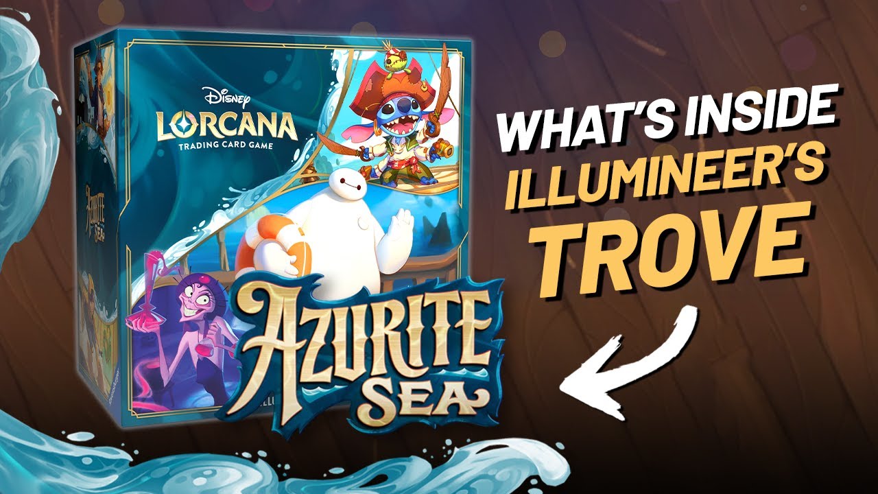 AZURITE SEA TROVE UNBOXING | Disney Lorcana Illumineer's Trove Opening!