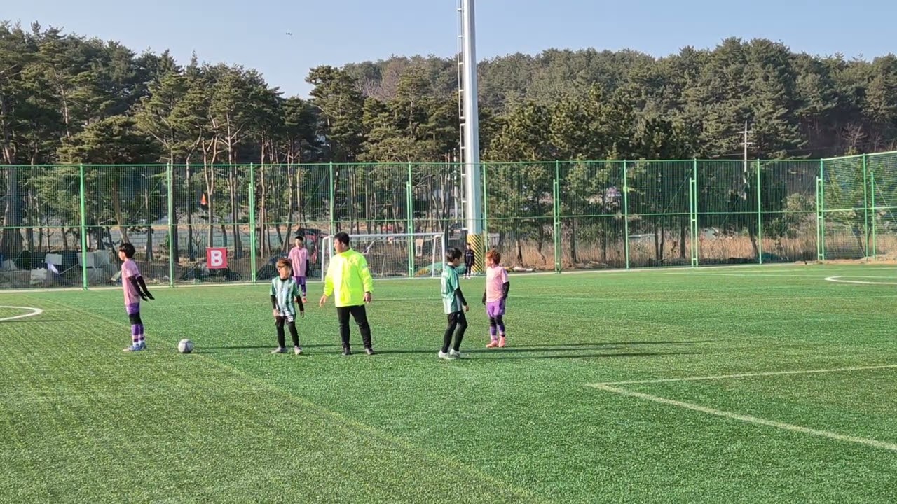25년1월17일 양양동계 안남fc vs 스노우파인  2쿼터