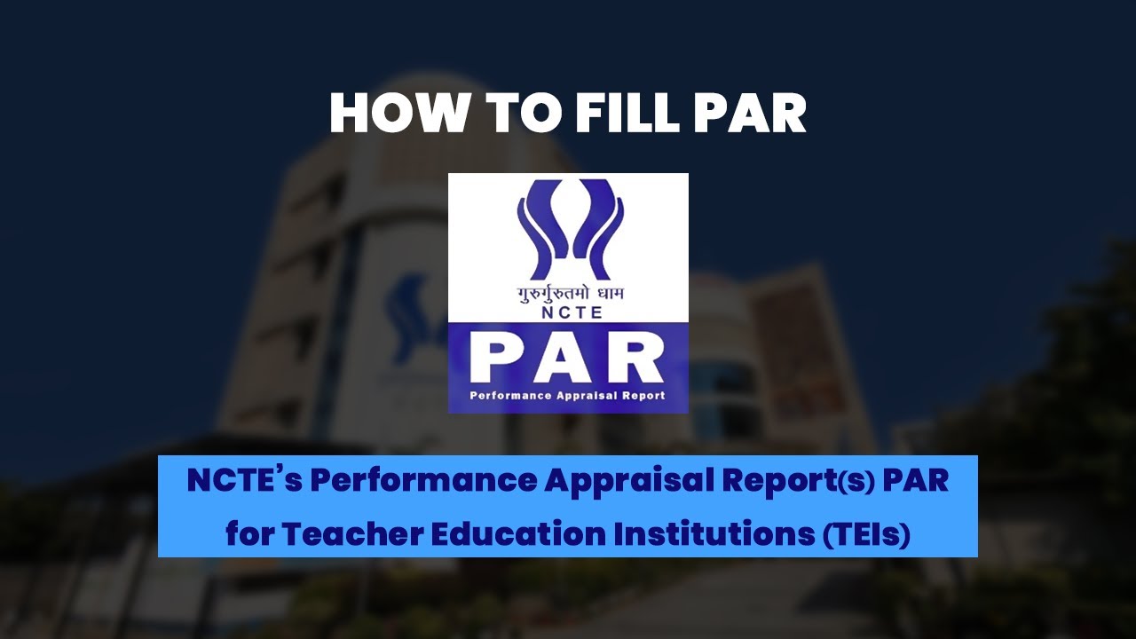 #Watch: Complete Guide for #TEIs about #PAR Online Submission for Academic Session 2021-22 & 2022-23