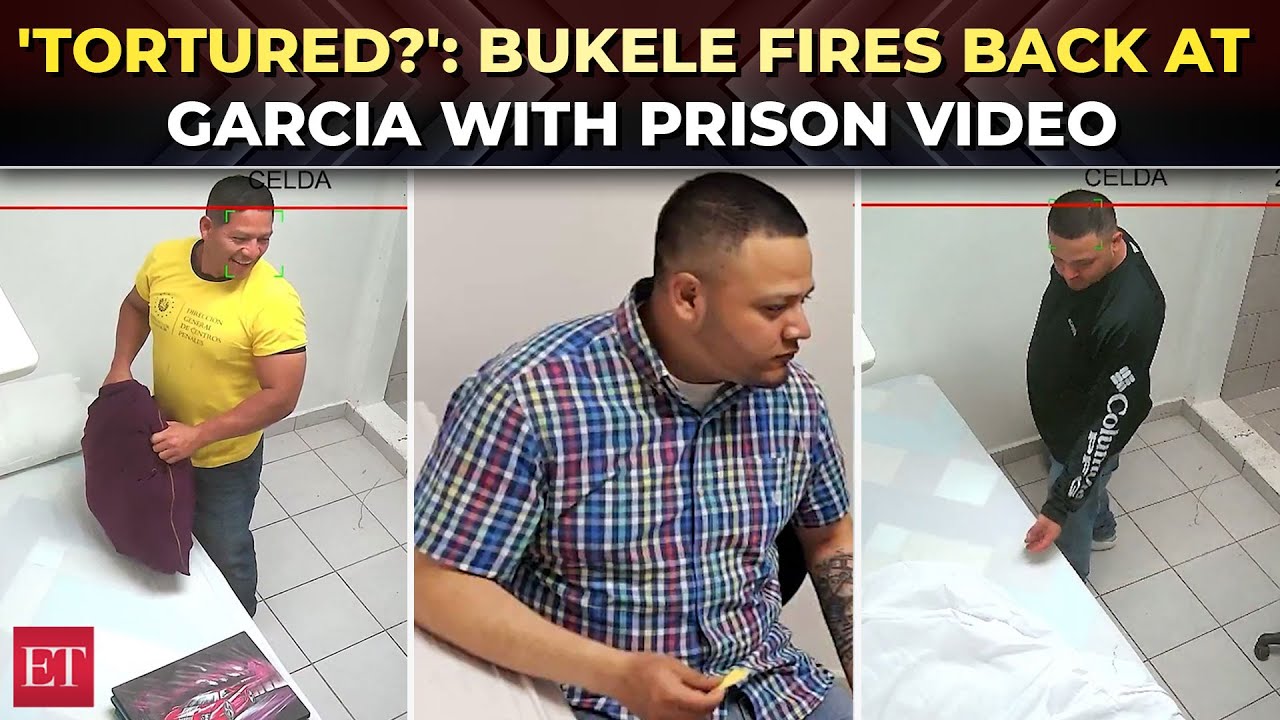 'Tortured? he gained weight...’: Bukele mocks MS-13 gang member Garcia's claims with prison video
