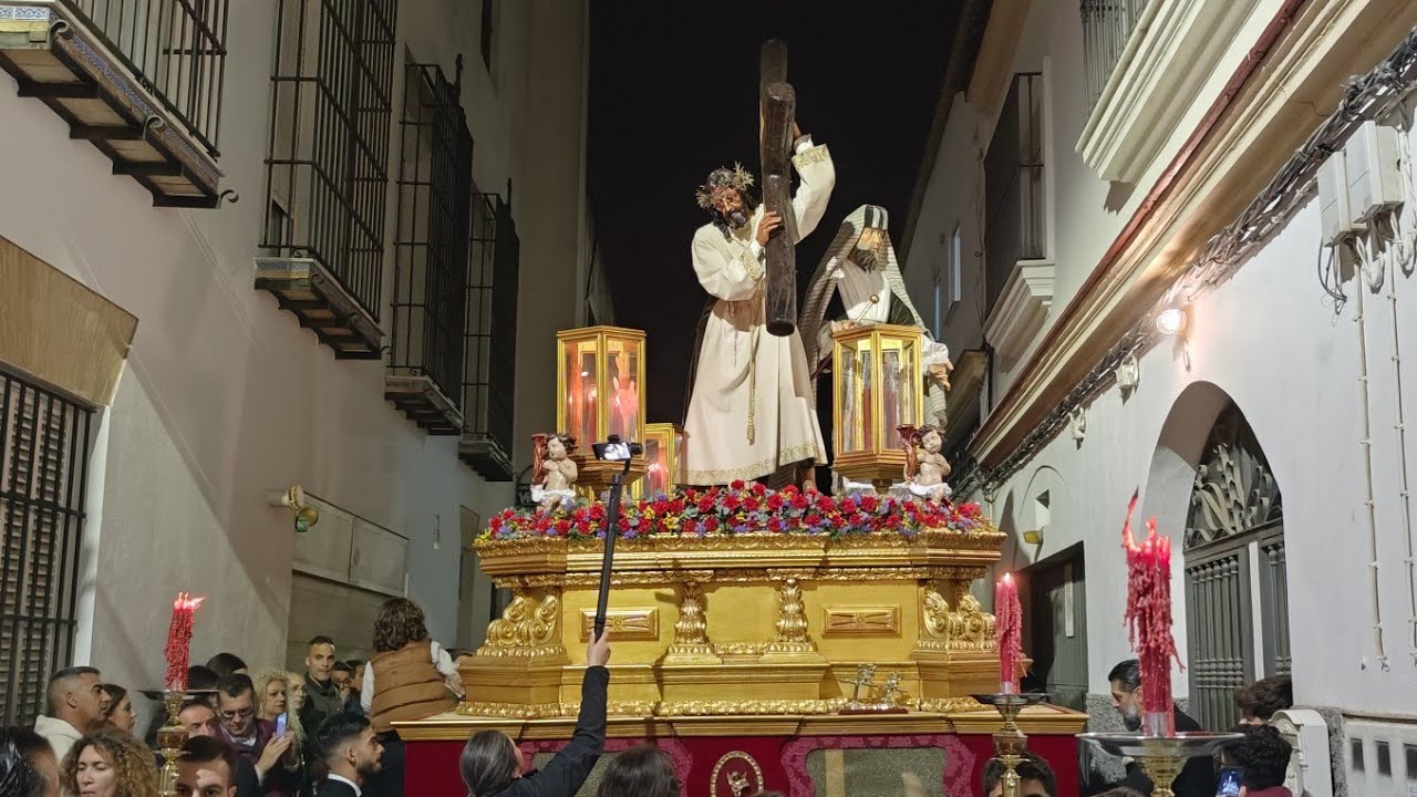 AJ Jesús del Sacrificio, c/ Santa María de la Merced, Viernes de Dolores Jerez 2024