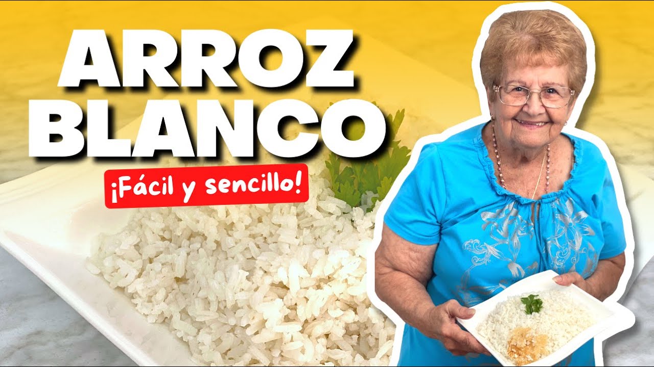 COMO HACER ARROZ BLANCO SUPER FÁCIL COMO ABUELA LO HACE