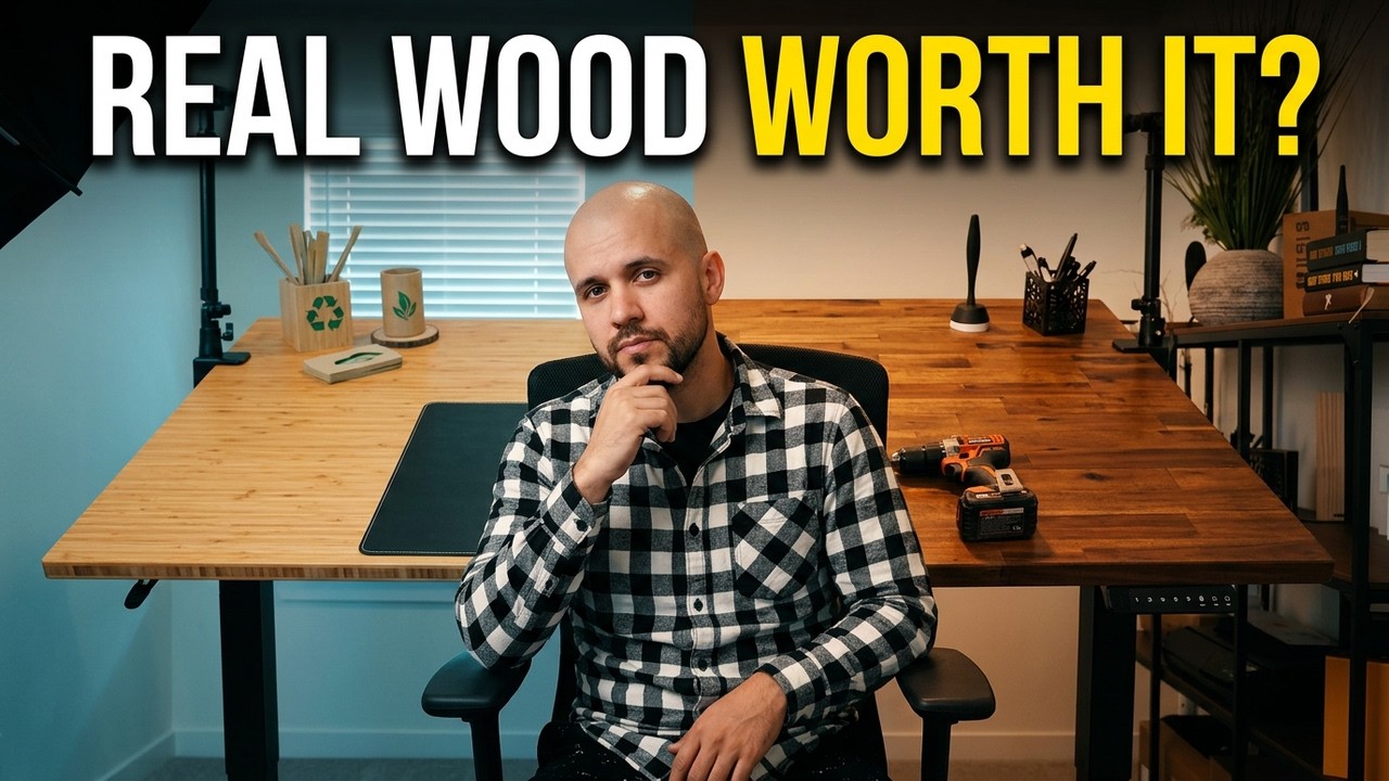 Solid Wood Desktop on FlexiSpot E6 | The Right Choice?