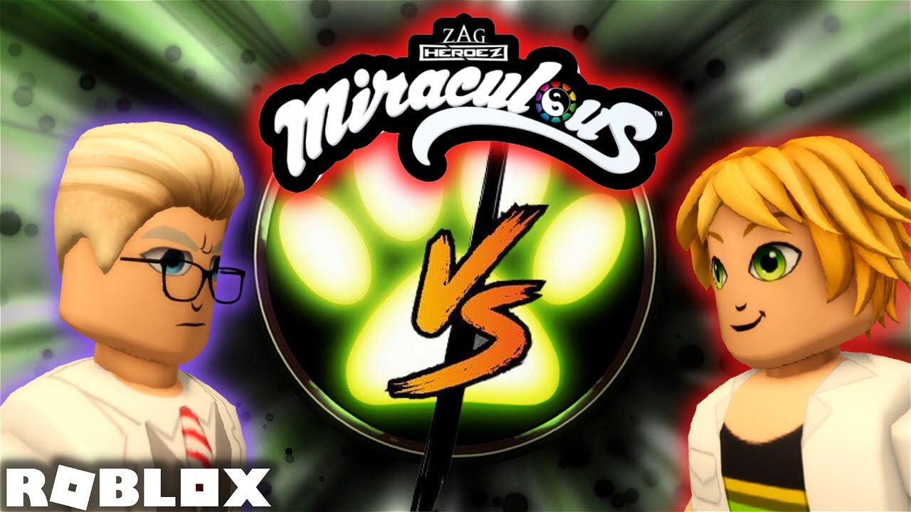 Miraculous Battle Adrien & Gabriel | Roblox Ladybug & Cat Noir