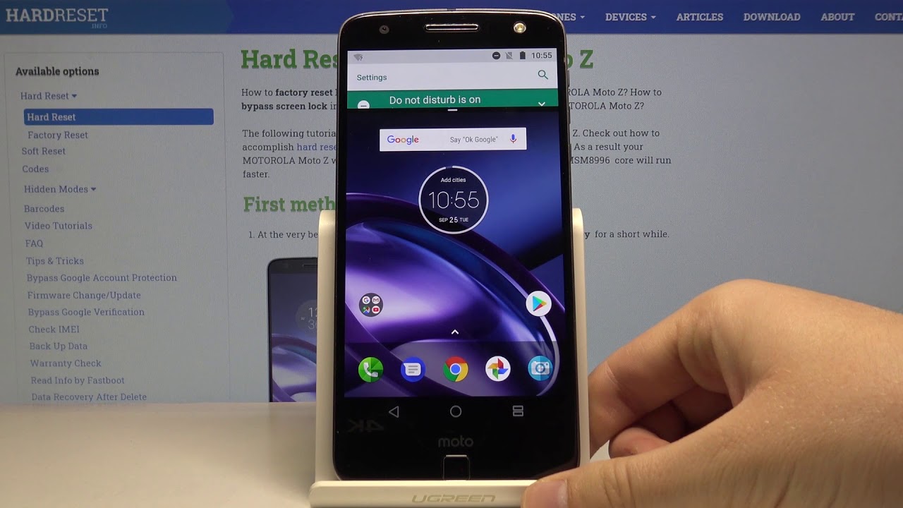 How to Use Two Apps at the same time on MOTOROLA Moto Z &ndash; Split Screen