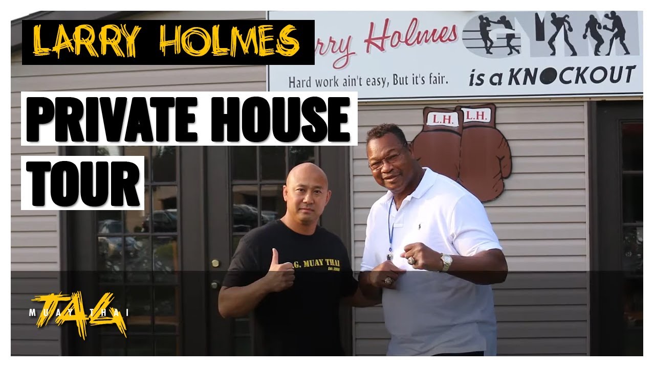 Former Heavyweight HOF Boxing Champion Larry Holmes Private House Tour with Kru Chris Aboy