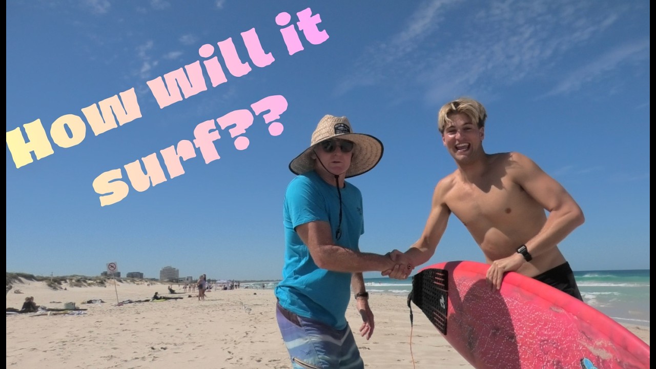My first ever hand shaped surfboard