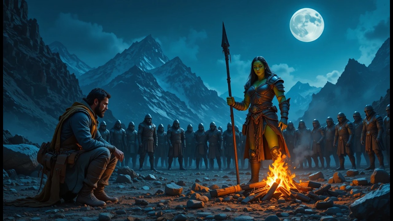 He Thought He Was Alone at the Campfire—Until the AlienHuntresses Whispered, “Don’t Run” | Sci-Fi