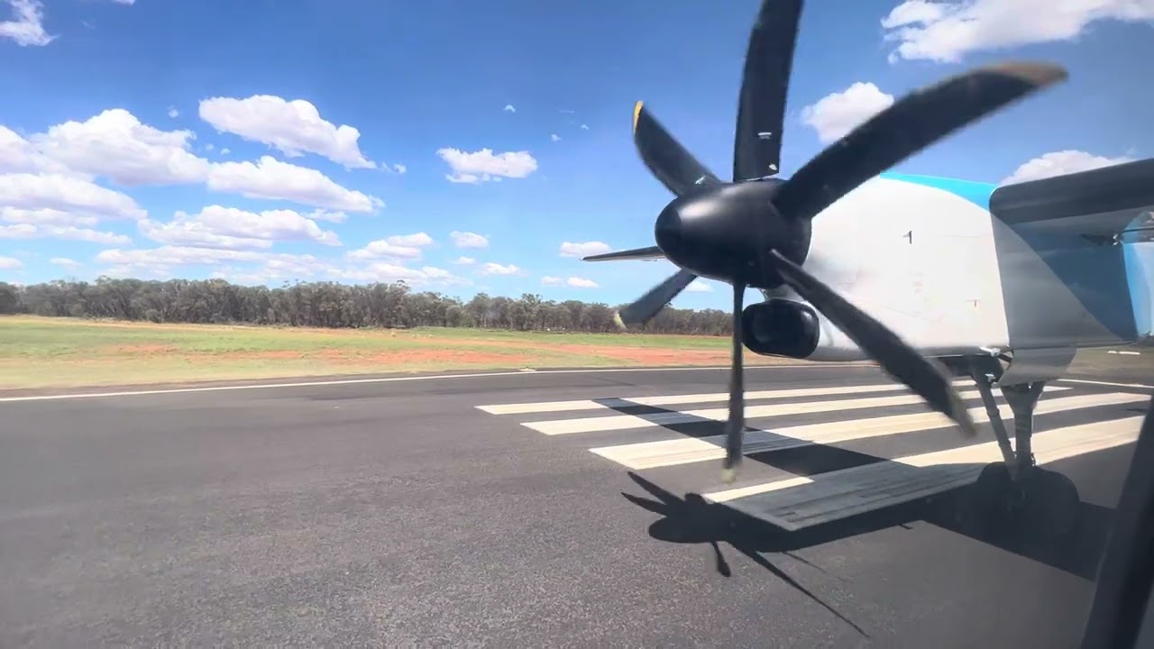 National Jet Express Q400 [VH-IYP] Charleville Departure