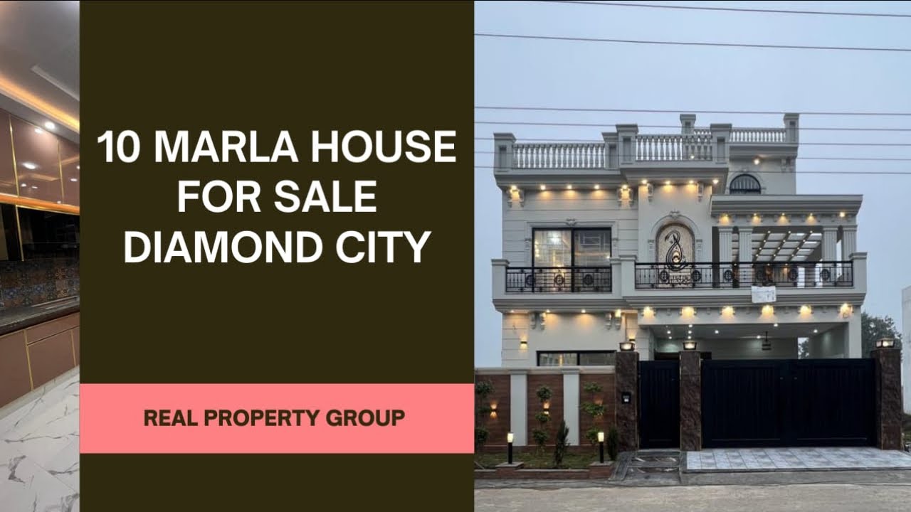 10 Marla House For Sale In Diamond City