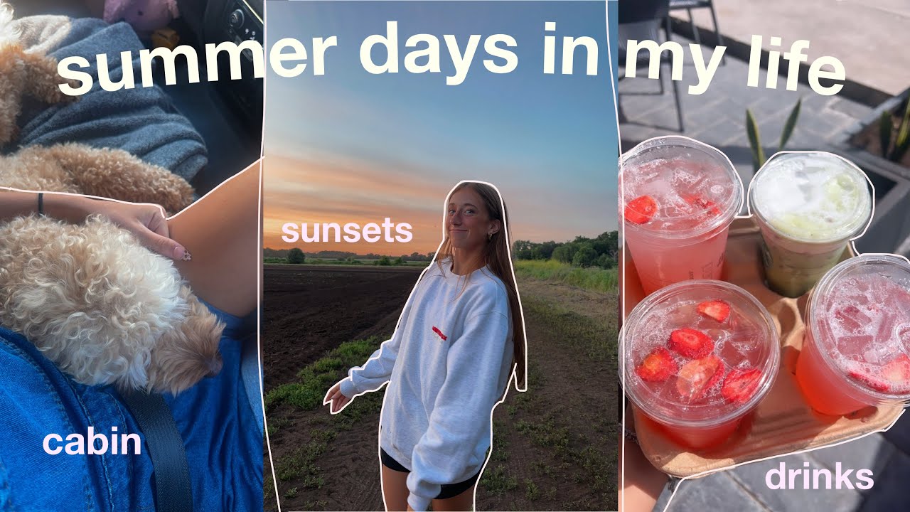 summer days in my life *shopping, outdoor movie, baseball, bonfires*