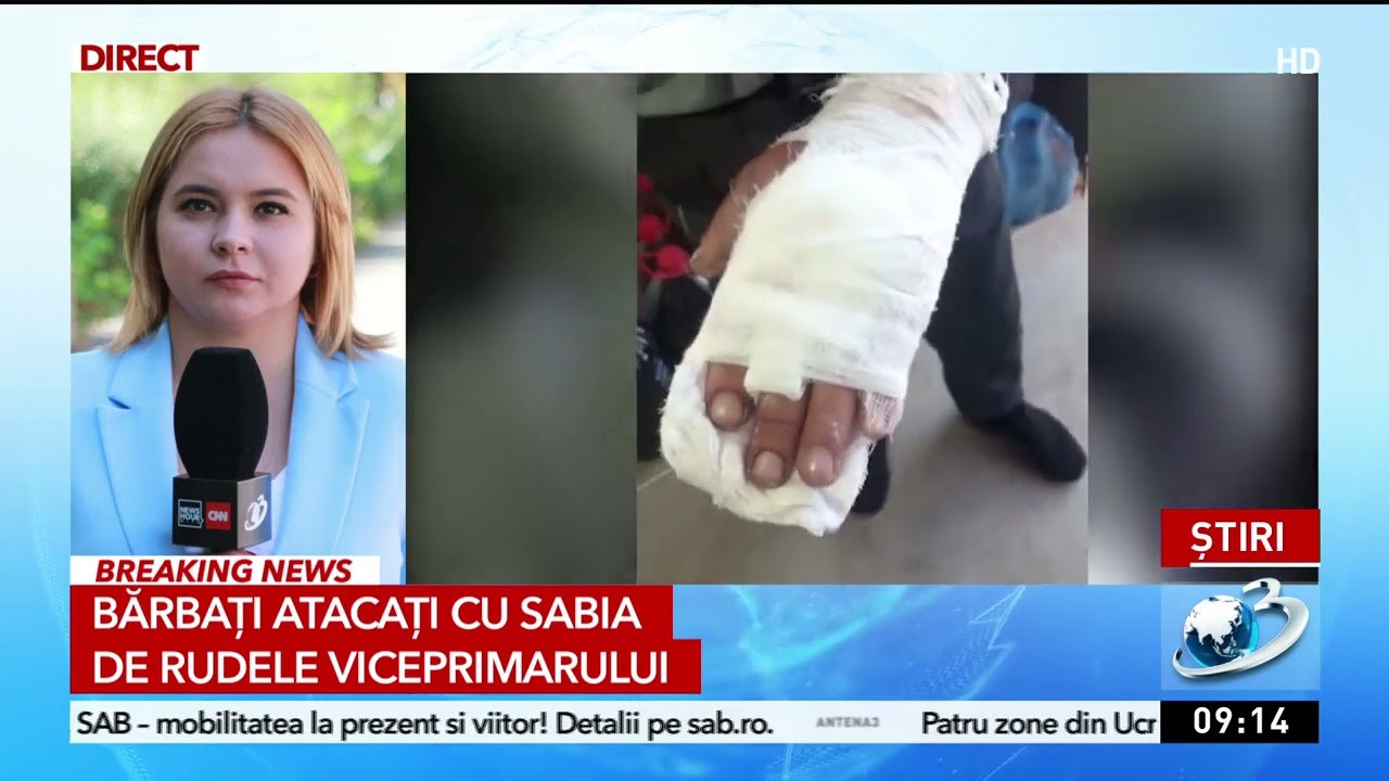 Bărbaţi atacaţi cu sabia de rudele viceprimarului, într-o comună din Mehedinţi