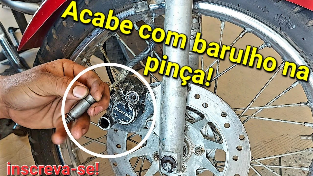 Como tirar barulho da pinça de freio a disco jeito mais fácil