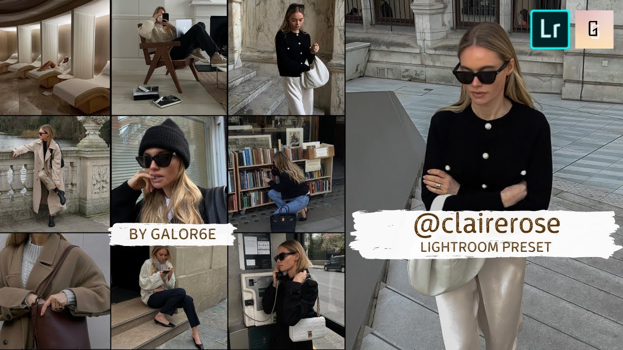 @clairerose Inspired Lightroom Preset | How To Edit Photos like Instagram Influencer Claire Rose
